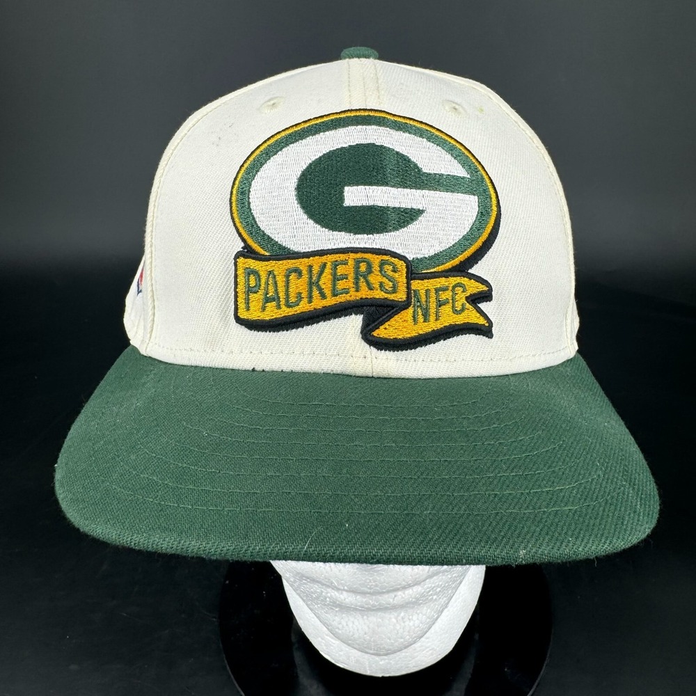 Green Bay Packers Hat Cap NFL New Era 59Fifty MENS Packers NFC Fitted SIZE 7 3/4
